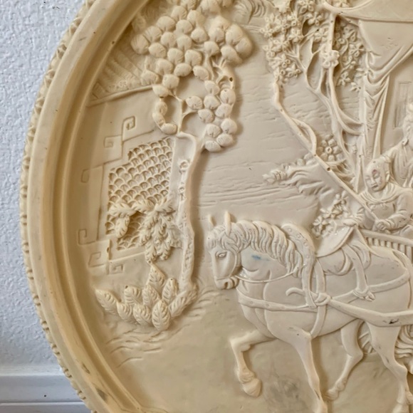 Vintage Chinese Carriage Medallion Table Top 17 Inch - Picture 13 of 15